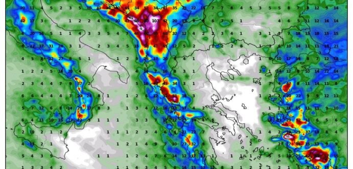 Κακοκαιρία φέρνει βροχές και τοπικά ισχυρές καταιγίδες στα δυτικά και τα ανατολικά της χώρας – Που περιμένουμε να εκδηλωθούν τα πιο έντονα φαινόμενα