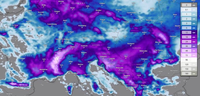 Σημαντική αλλαγή καιρού προβλέπεται για την Ευρώπη: Αναπτύσσεται προοδευτικό χειμερινό μοτίβο με πολλές χιονοπτώσεις και καταιγίδες
