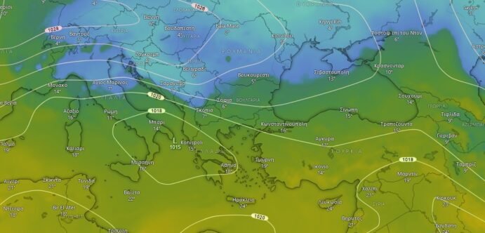 Πως θα κινηθεί το βαρομετρικό χαμηλό τις επόμενες ώρες – Στο παιχνίδι και η Αττική μέχρι και το Σάββατο