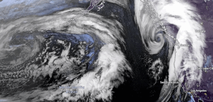 Four atmospheric rivers to bring heavy rainfall and flood risks to the Pacific Coast