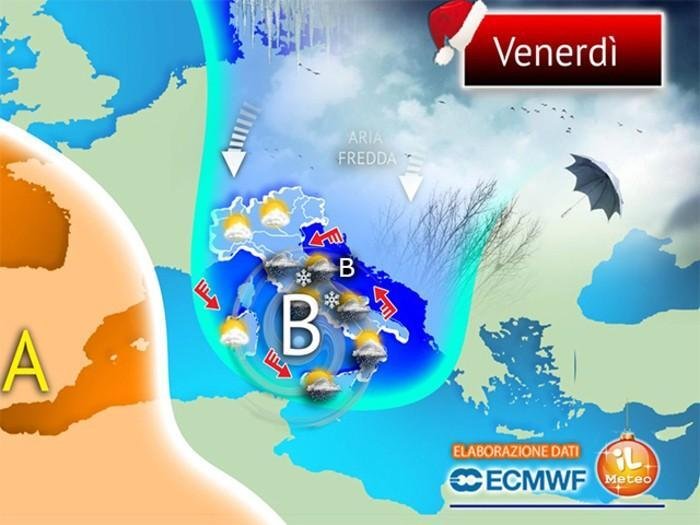 Read more about the article Italy: Severe weather with gale-force winds, thunderstorms, and snowfall is set to hit the region, according to Italian meteorologists