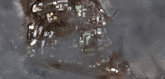 The images from Mayotte, which was struck by the deadly Cyclone Chido, are shocking – Before and After the cyclone’s passage.