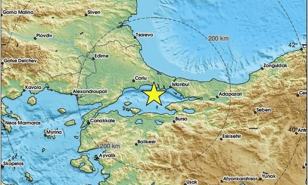 Read more about the article Νέος σεισμός άνω των 4 Ρίχτερ ταρακούνησε την Κωνσταντινούπολη – Τι δείχνουν οι πρώτες πληροφορίες