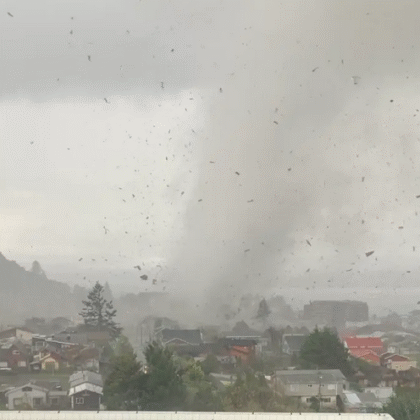Rare tornado strikes Puerto Varas, Chile, injuring 8 and causing widespread damage