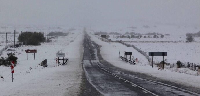 Rare snowfall disrupts South Africa, five dead as cut-off low sweeps country