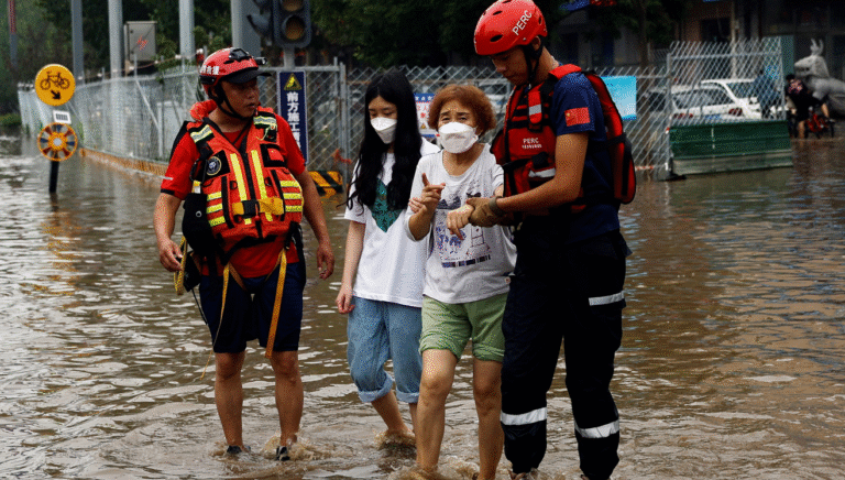 Read more about the article Extreme rainfall hits Hebei and Beijing, forcing mass evacuations
