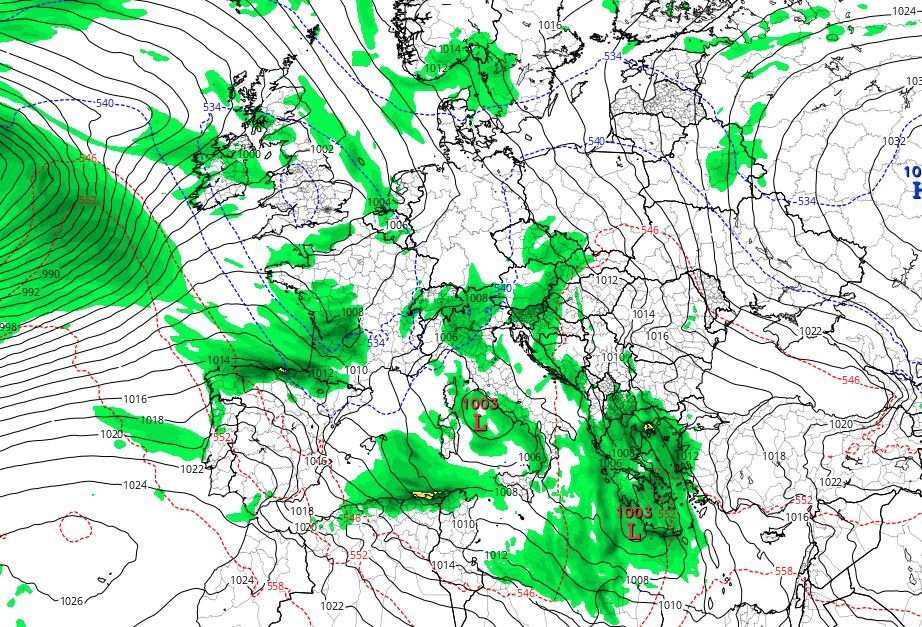 Read more about the article Επικίνδυνη κακοκαιρία το επόμενο 48ωρο στη χώρα μας: Μεγάλες ποσότητες νερού θα πέσουν μέσα σε μόλις λίγα λεπτά – Ποιες περιοχές βρίσκονται ‘’στο κόκκινο’’