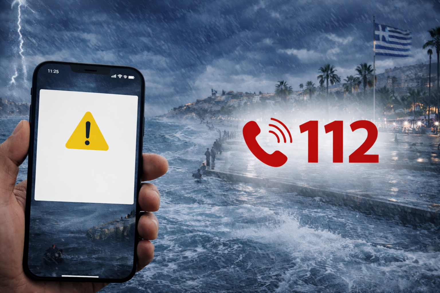 You are currently viewing Μήνυμα 112 και στην Αττική για την κακοκαιρία – «Περιορίστε τις μετακινήσεις σας στις απολύτως απαραίτητες από σήμερα το απόγευμα έως τα μεσάνυχτα»