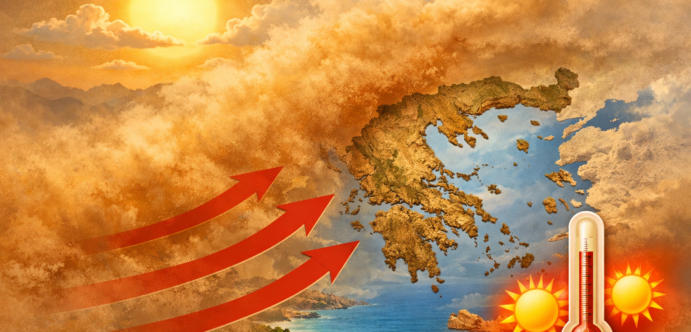 Θερμές αέριες μάζες φέρνουν στη χώρα μας Αφρικανική σκόνη και νοτιάδες – Που θα κυμανθεί ο υδράργυρος