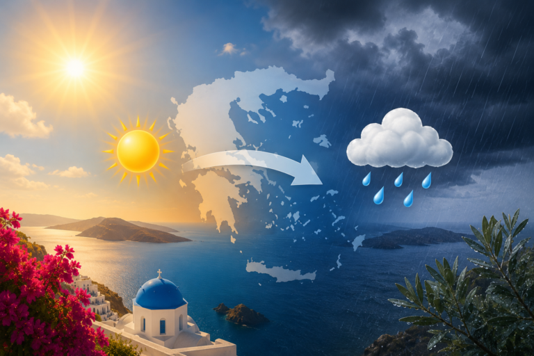 Read more about the article Από το καλοκαίρι στην άνοιξη – Πτώση της θερμοκρασίας και τοπικές βροχές