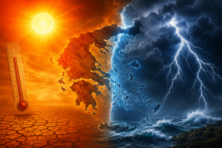 Read more about the article Σε συνθήκες καύσωνα η χώρα μας για ένα ακόμα 24ωρο – Σημαντική επιδείνωση του καιρού στη συνέχεια