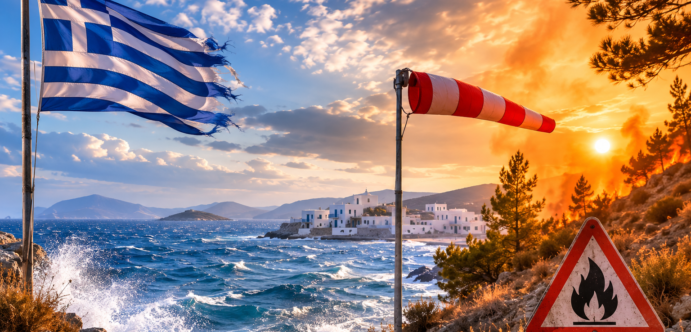 Επιμένουν οι θυελλώδεις άνεμοι και το Σαββατοκύριακο στο Αιγαίο – Πότε προβλέπεται εξασθένηση
