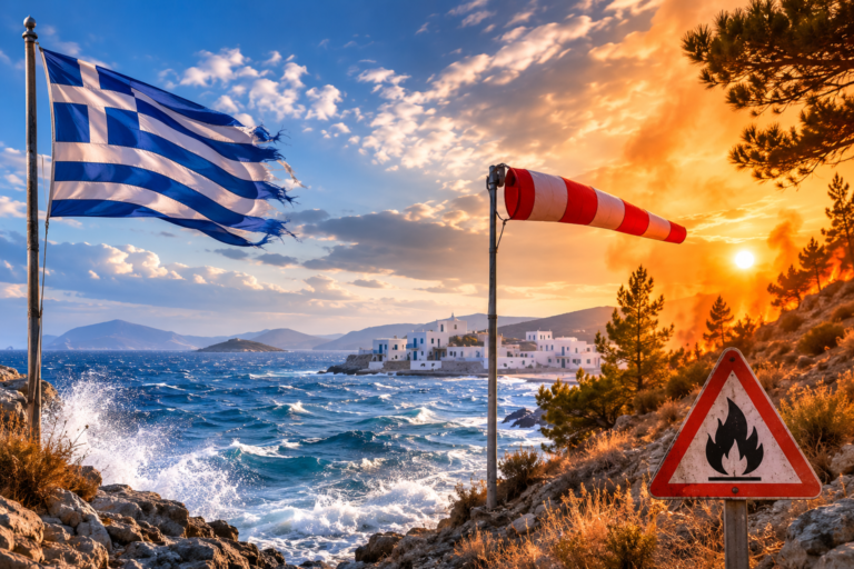 Read more about the article Επιμένουν οι θυελλώδεις άνεμοι και το Σαββατοκύριακο στο Αιγαίο – Πότε προβλέπεται εξασθένηση