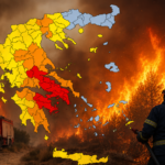 Σε κατάσταση συναγερμού πολλές περιοχές της χώρας – Ακραίος κίνδυνος πυρκαγιάς αύριο Τετάρτη