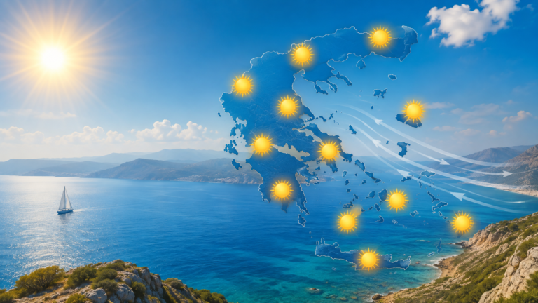 Read more about the article Εξασθενεί το ισχυρό μελτέμι στο Αιγαίο τη νέα εβδομάδα – Τι καιρικές συνθήκες περιμένουμε