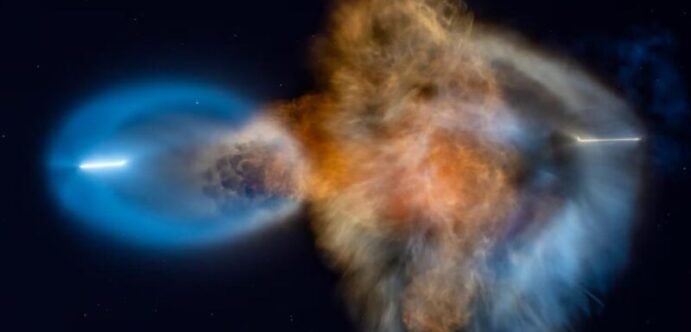 Εκτόξευση της SpaceX σχημάτισε μια γιγάντια μέδουσα στον ουρανό