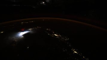 The Rare “Sprite” Phenomenon: NASA Astronaut Captures Mysterious Light Over Panama