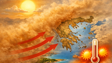 Θερμές αέριες μάζες φέρνουν στη χώρα μας Αφρικανική σκόνη και νοτιάδες – Που θα κυμανθεί ο υδράργυρος