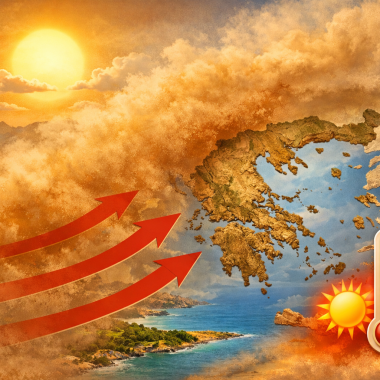 Θερμές αέριες μάζες φέρνουν στη χώρα μας Αφρικανική σκόνη και νοτιάδες – Που θα κυμανθεί ο υδράργυρος