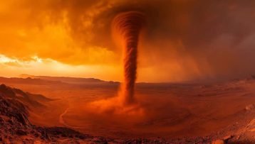 Η NASA κυκλοφόρησε το πρώτο βίντεο ενός ανεμοστρόβιλου στον Άρη – Είναι τόσο εντυπωσιακό όσο ακούγεται!