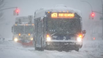 Rare, Powerful Blizzard Paralyzes the Northeastern United States